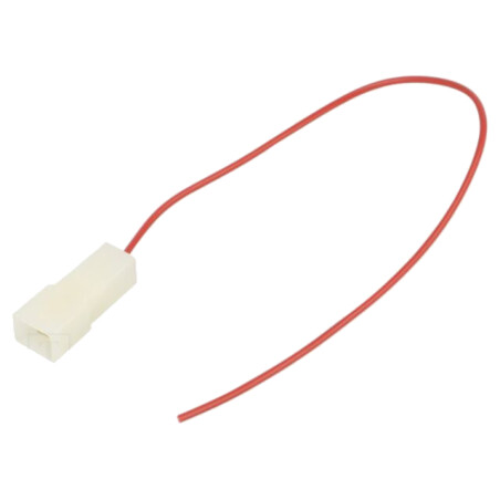 Cable: cable with crimped terminals; red; Len: 250mm; H05V-K