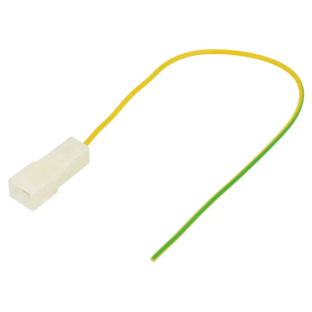 Cable: cable with crimped terminals; yellow-green; Len: 250mm