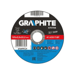 Disc de tăiere; Ø: 125mm; Øorif: 22,2mm; Gr.disc: 2,5mm