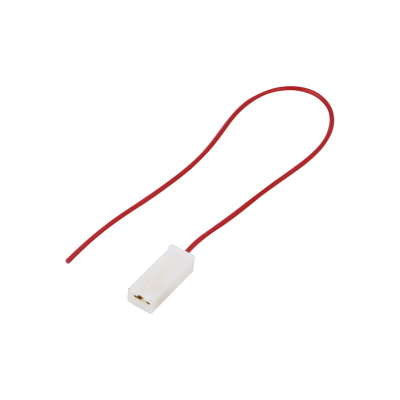 Cable: cable with crimped terminals; red; Len: 250mm; H05V-K Cable: cable with crimped terminals; red; Len: 250mm; H05V-K
