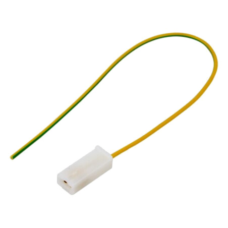 Cable: cable with crimped terminals; yellow-green; Len: 250mm