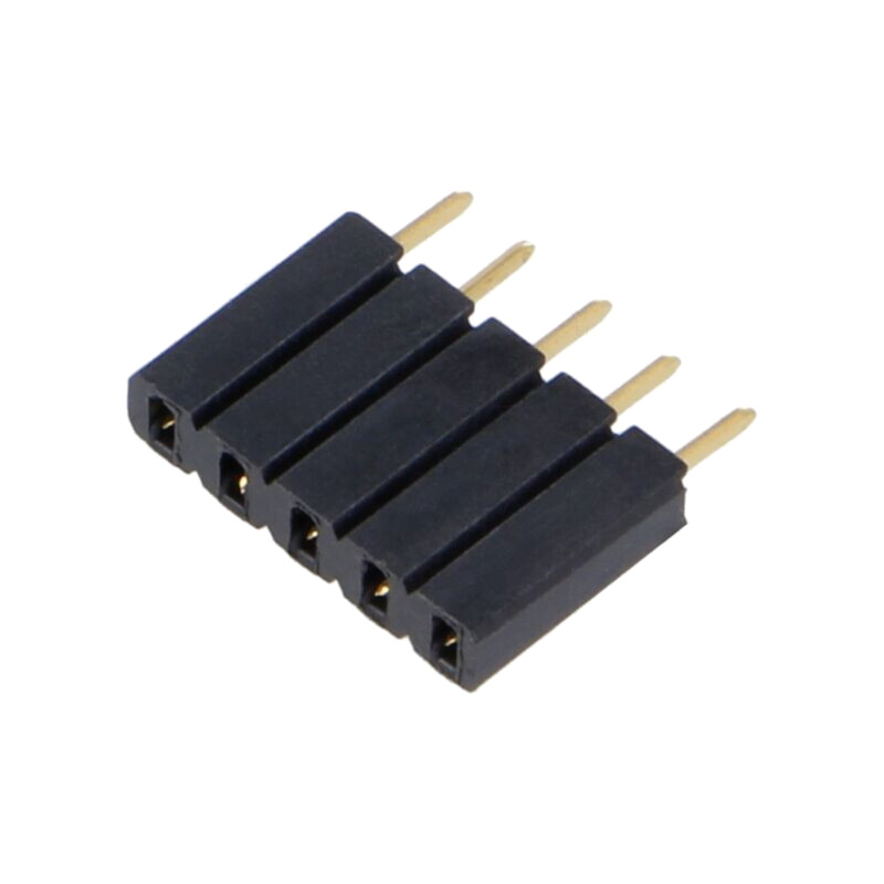 Conector: şiruri pini; soclu; mamă; PIN: 5; BL 1; 3A; 125V; drept; THT