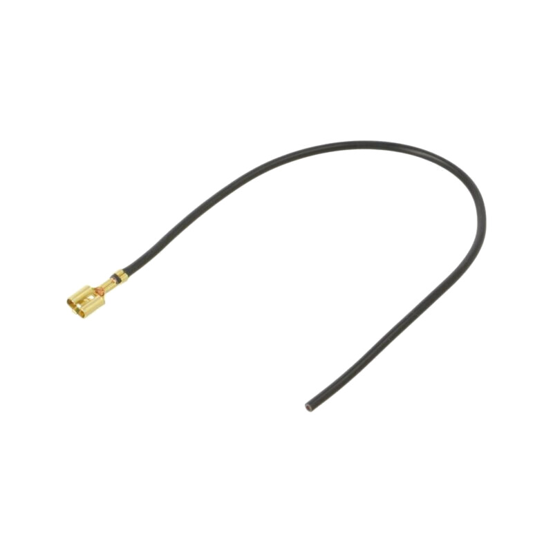 Cable: cable with crimped terminals; black; Len: 250mm; H07V-K Cable: cable with crimped terminals; black; Len: 250mm; H07V-K