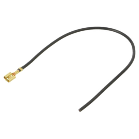Cable: cable with crimped terminals; black; Len: 250mm; H07V-K
