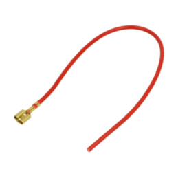 Cable: cable with crimped terminals; red; Len: 250mm; H07V-K