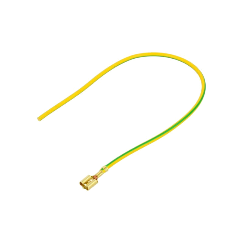 Cable: cable with crimped terminals; yellow-green; Len: 250mm Cable: cable with crimped terminals; yellow-green; Len: 250mm