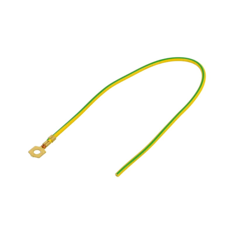 Cable: cable with crimped terminals; yellow-green; 250mm; H07V-K Cable: cable with crimped terminals; yellow-green; 250mm; H07V-K