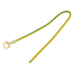 Cable: cable with crimped terminals; yellow-green; 250mm; H07V-K