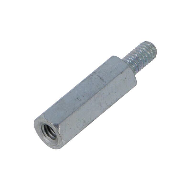 Piuliţă-distanţieră filetată; 20mm; Filet int: M4; Filet ext: M4 Piuliţă-distanţieră filetată; 20mm; Filet int: M4; Filet ext: M4