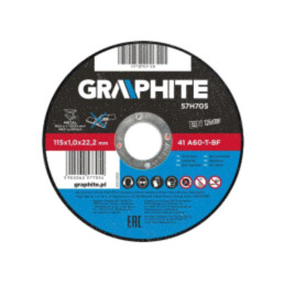 Disc de tăiere; Ø: 115mm; Øorif: 22,2mm; Gr.disc: 1mm