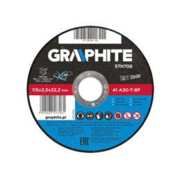 Disc de tăiere; Ø: 115mm; Øorif: 22,2mm; Gr.disc: 2,5mm