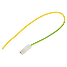 Cable: cable with crimped terminals; yellow-green; Len: 250mm
