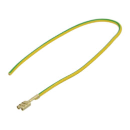 Cable: cable with crimped terminals; yellow-green; Len: 250mm