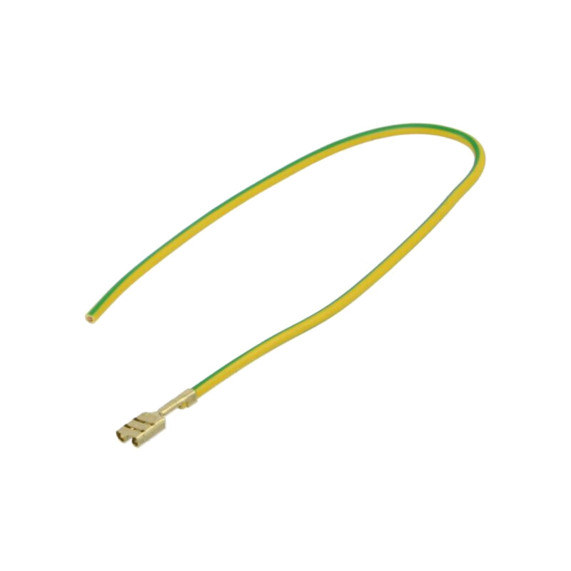 Cable: cable with crimped terminals; yellow-green; Len: 250mm Cable: cable with crimped terminals; yellow-green; Len: 250mm