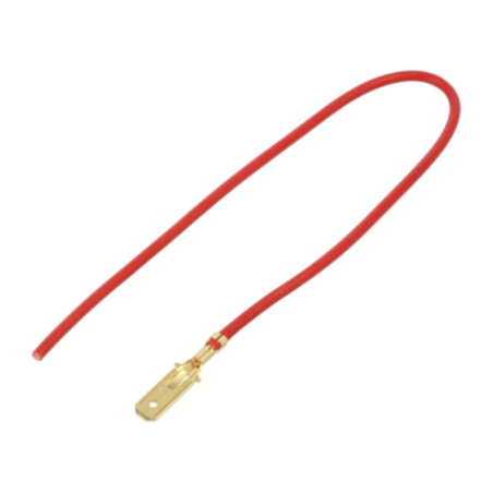 Cable: cable with crimped terminals; red; Len: 250mm; H07V-K