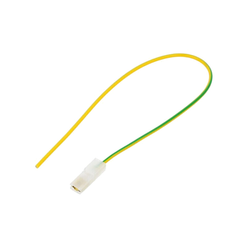 Cable: cable with crimped terminals; yellow-green; Len: 250mm