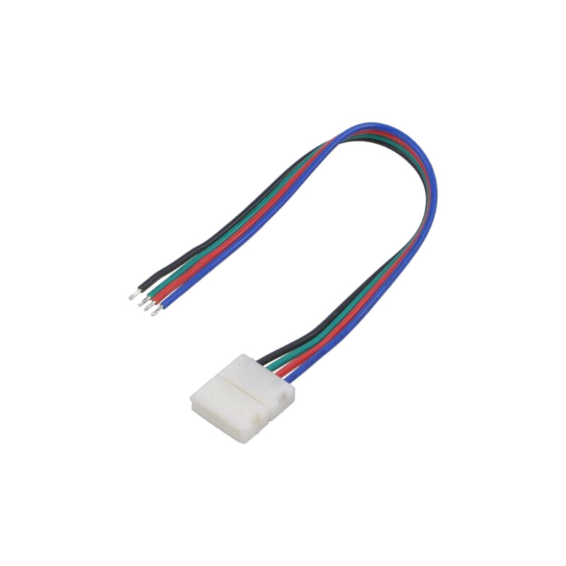 LED tape connector; for tape-wire connection; with leads; 6A LED tape connector; for tape-wire connection; with leads; 6A