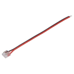 LED tape connector; for tape-wire connection; with leads; 6A