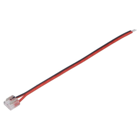 LED tape connector; for tape-wire connection; with leads; 6A