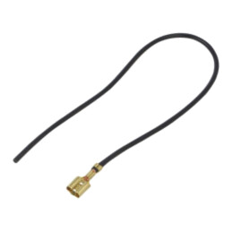 Cable: cable with crimped terminals; black; Len: 250mm; H05V-K