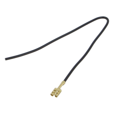 Cable: cable with crimped terminals; black; Len: 250mm; H05V-K