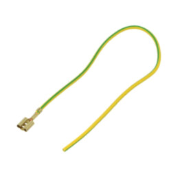Cable: cable with crimped terminals; yellow-green; Len: 250mm