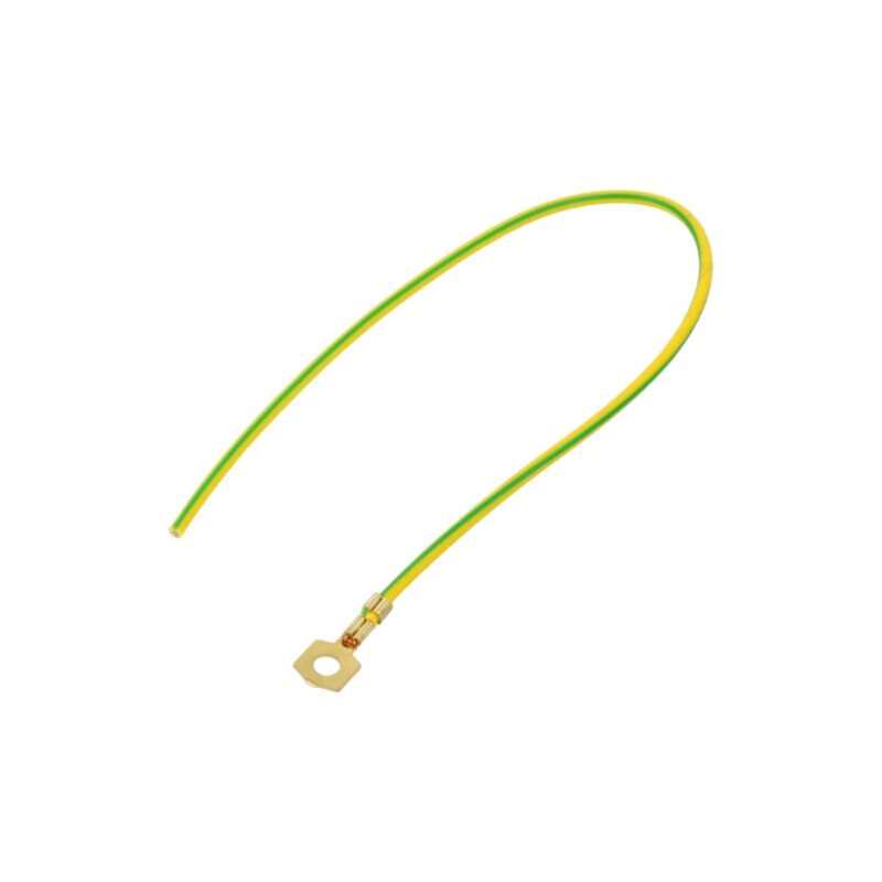 Cable: cable with crimped terminals; yellow-green; 250mm; H05V-K Cable: cable with crimped terminals; yellow-green; 250mm; H05V-K