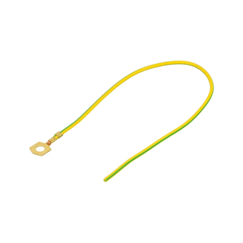 Cable: cable with crimped terminals; yellow-green; 250mm; H05V-K Cable: cable with crimped terminals; yellow-green; 250mm; H05V-K