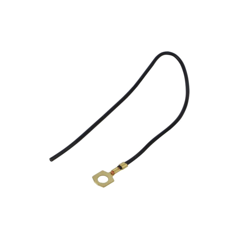 Cable: cable with crimped terminals; black; non-insulated; 250mm Cable: cable with crimped terminals; black; non-insulated; 250mm