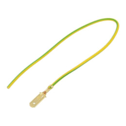 Cable: cable with crimped terminals; yellow-green; Len: 250mm