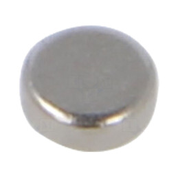 Magnet: fix; neodim; 800mN; Ø: 2,5mm; H: 1mm