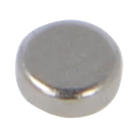 Magnet: fix; neodim; 800mN; Ø: 2,5mm; H: 1mm