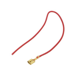 Cable: cable with crimped terminals; red; Len: 250mm; H05V-K