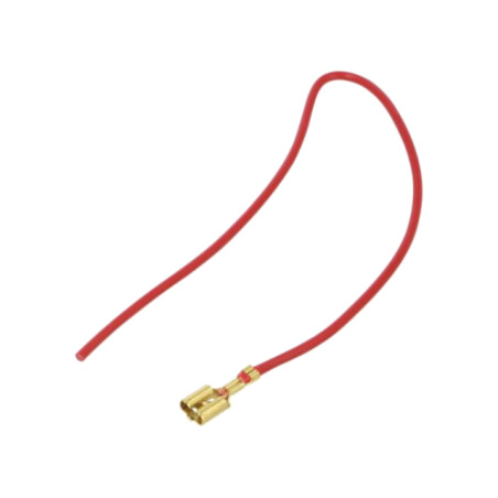 Cable: cable with crimped terminals; red; Len: 250mm; H05V-K