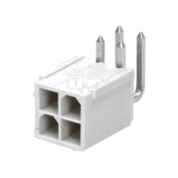 Conector: cablu-placă; soclu; tată; PIN: 4; Mini-Fit Jr; 13A; THT