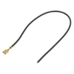 Cable: cable with crimped terminals; black; Len: 250mm; H05V-K