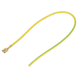 Cable: cable with crimped terminals; yellow-green; Len: 250mm