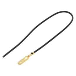 Cable: cable with crimped terminals; black; Len: 250mm; H05V-K
