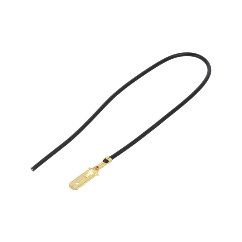 Cable: cable with crimped terminals; black; Len: 250mm; H05V-K Cable: cable with crimped terminals; black; Len: 250mm; H05V-K