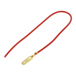 Cable: cable with crimped terminals; red; Len: 250mm; H05V-K