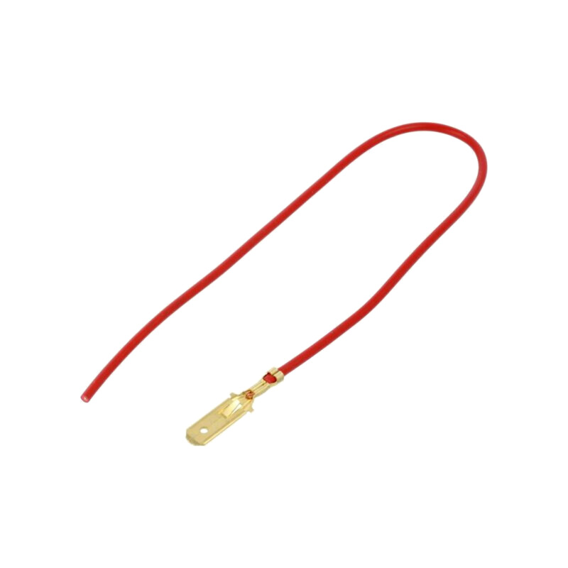 Cable: cable with crimped terminals; red; Len: 250mm; H05V-K Cable: cable with crimped terminals; red; Len: 250mm; H05V-K