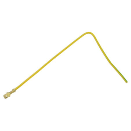 Cable: cable with crimped terminals; yellow-green; Len: 250mm