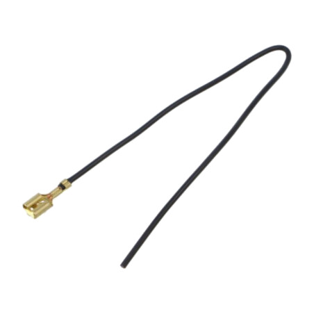 Cable: cable with crimped terminals; black; Len: 250mm; H05V-K
