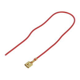 Cable: cable with crimped terminals; red; Len: 250mm; H05V-K