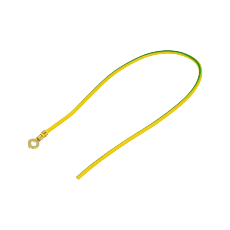 Cable: cable with crimped terminals; yellow-green; 250mm; H05V-K Cable: cable with crimped terminals; yellow-green; 250mm; H05V-K