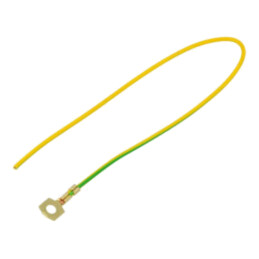Cable: cable with crimped terminals; yellow-green; 250mm; H05V-K