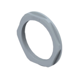 Piuliţă; M63; poliamidă; 75mm; gri; Filet: metrică; Pas: 1,5