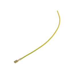 Cable: cable with crimped terminals; yellow-green; Len: 250mm