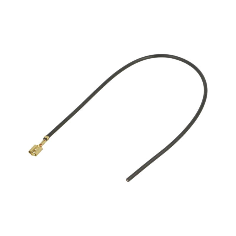 Cable: cable with crimped terminals; black; Len: 250mm; H05V-K