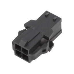 Conector: cablu-cablu; mufă; tată; Mini-Fit Sigma; PIN: 4; neagră